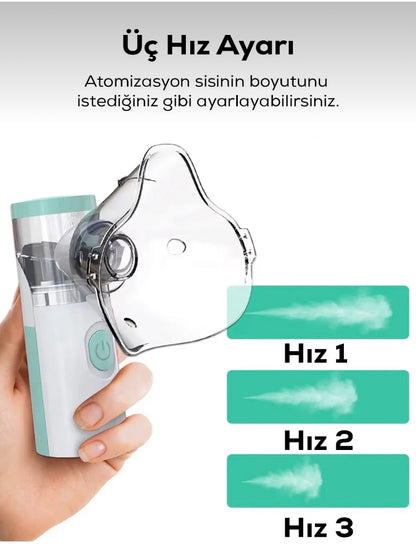 SOLUNEX 2.0 NEBÜLİZATÖR NEFES AÇICI HER ZAMAN YANINIZDA