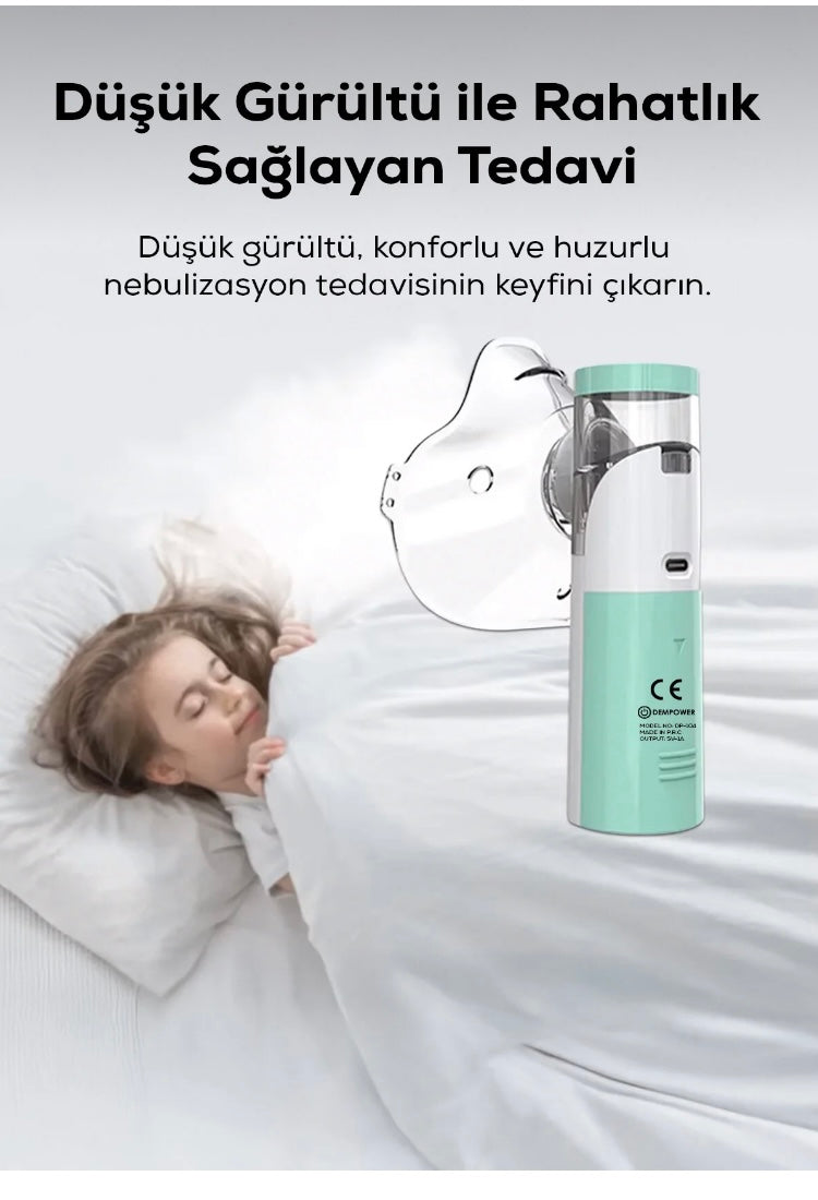 SOLUNEX 2.0 NEBÜLİZATÖR NEFES AÇICI HER ZAMAN YANINIZDA